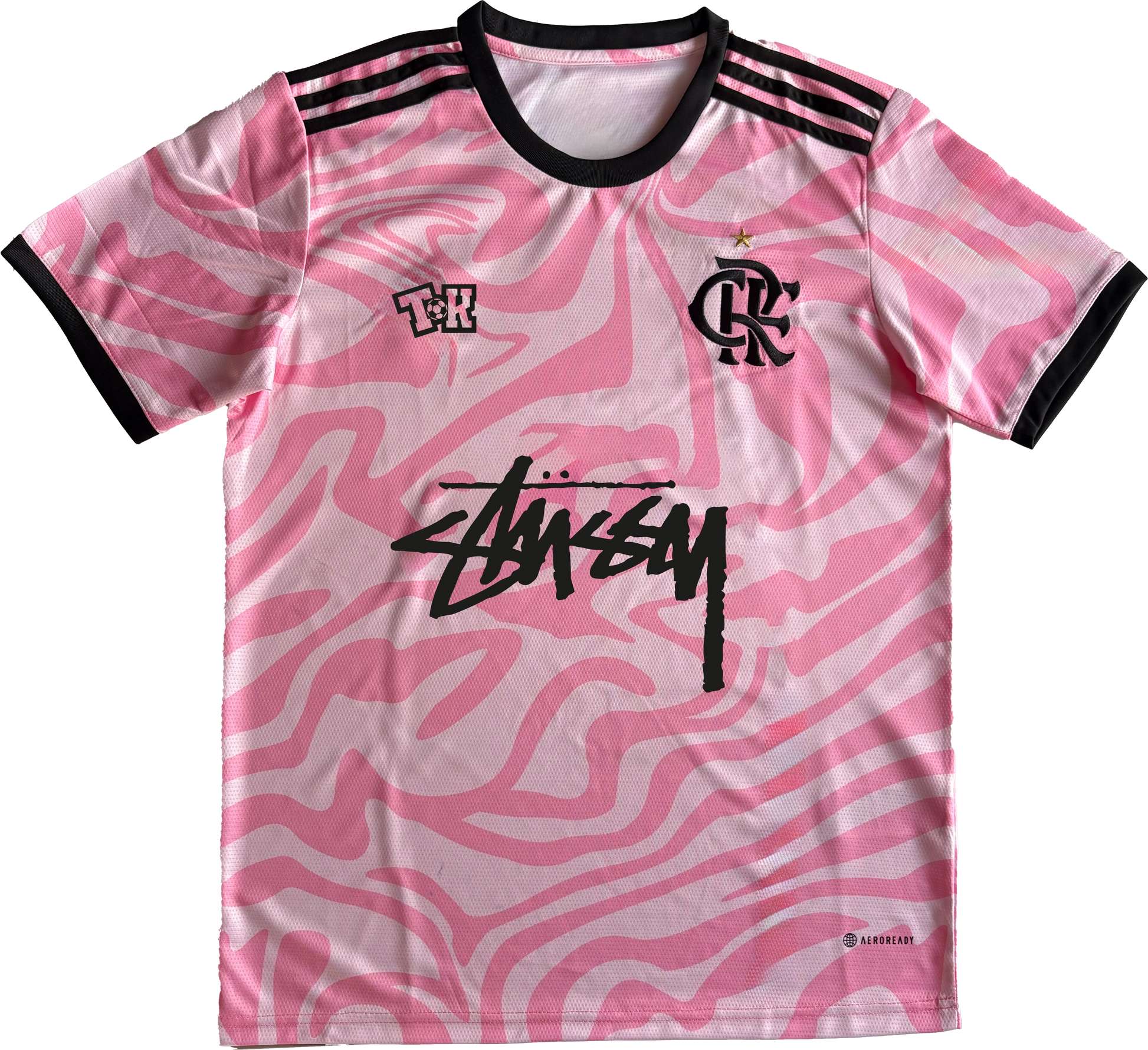 Camiseta del Flamengo x Stussy