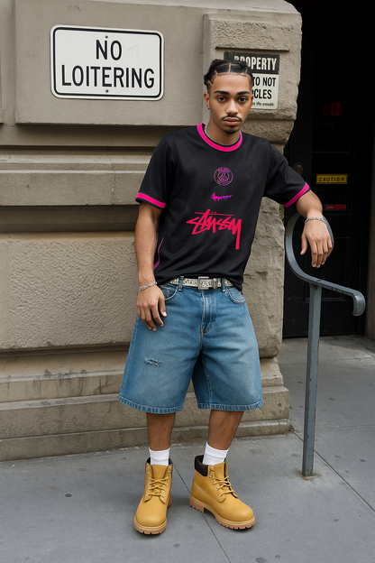 Camiseta del PSG x Stussy